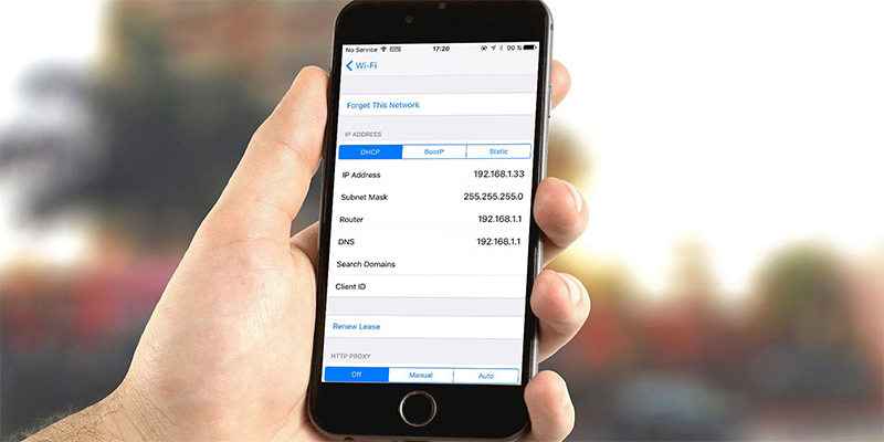 Đổi IP trên iPhone